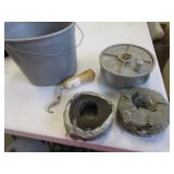 wire holder for rebar wire tieing and tool