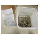 partial container of screws