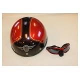 sunglasses & harley davidson helmet