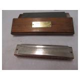7' harmonica & stone w/box