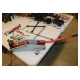 floor jack,hand tools & lugnut wrenches