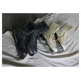 2 pairs of ice skates