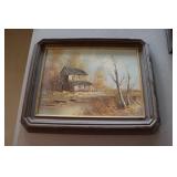 artist signed oil on canvas picture