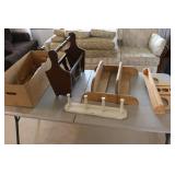 magazine stand,wall shelves & items