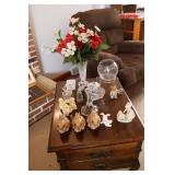 rabbit figurines,glassware & figurines