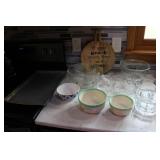 glass bowls & items