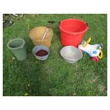 red tub,toy,baskets & items