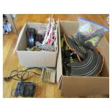 racecar tracks & controller w/slot cars