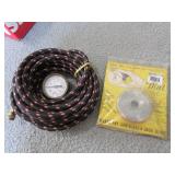 gauge w/hose & item