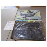 skyraider military airplane model