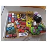 flat of hotwheels & toys