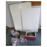 dry erase board,markers & crayons