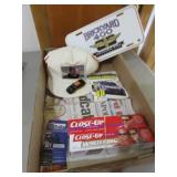 flat of racing collectibles incl:AJ Foyt