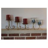 candle holders & candles