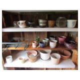 all flower pots,wood crate,canning jars