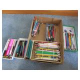 pencils incl:advertising & pens