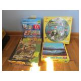 4 puzzles incl:crocodile hunter