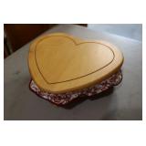 longaberger heart basket
