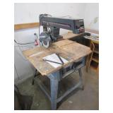 craftsman 10" radial arm saw (works)has key