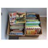 2 boxes of kids books