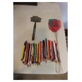pencils incl:advertising & flyswatters