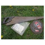 craftsman handsaw & cutting wheels