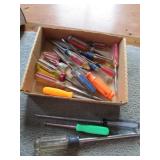 flat of screwdrivers