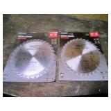 2 new saw blades