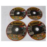 4 new dewalt cutting wheels