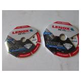 2 new lenox metalmax blades