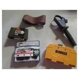 dewalt bits,sand paper,dremel cutting kit,handle