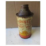 shell advertising cone top wax can