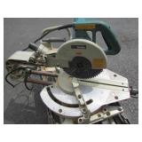 makita 10" miter saw w/stand (works)