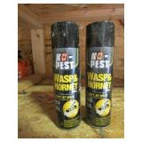 2 full cans of wasp killer