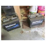2 batteries