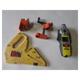 stanley laser pro,guide master & clamps