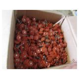 box of plastic cap nails