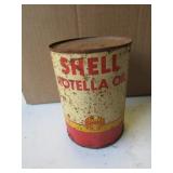 shell rotella oil can