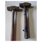 2 hand sledges