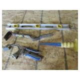 level,pry bar,kreg tool & tool