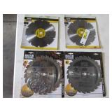 4 new saw blades
