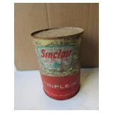 sinclair triple xxx oil can