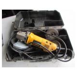 dewalt 4 1/2" angle grinder w/case