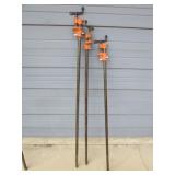 3 longer clamps