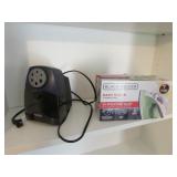 pencil sharpener & iron