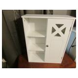 white wall cabinet