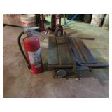 table saw & fire ext.