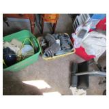 3 totes & contents inside