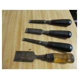 4 chisels
