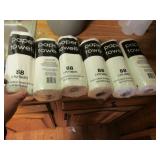 6 rolls of paper towels